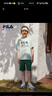 FILA【竹林多彩T】斐樂童裝兒童抗菌短袖T恤2025年夏季男女童上衣 曬單實拍圖