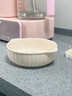 高義夫奶油風(fēng)陶瓷水果沙拉碗吃飯碗食堂餐具湯碗家用可愛(ài)卡通雙耳 粉色甜甜圈雙耳面碗 曬單實(shí)拍圖