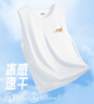 班尼路（Baleno）冰絲背心男夏季冰感無(wú)袖上衣男士網(wǎng)眼運(yùn)動(dòng)透氣速干潮流痞帥坎肩 曬單實(shí)拍圖