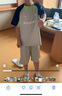 左西男童涼感運(yùn)動(dòng)套裝2025夏裝新款兒童戶(hù)外透氣短袖兩件套 灰色 130 曬單實(shí)拍圖