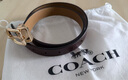 蔻馳（COACH）【品牌直供】男女通用經(jīng)典針扣可剪裁腰帶25MMCF269IMXVP 棕色 曬單實(shí)拍圖
