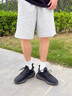 百麗網(wǎng)面輕便運動鞋男跑步椰子鞋A1064BM3 黑色 43 曬單實拍圖