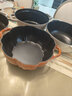 琺寶（staub） 琺瑯鍋平底無涂層鑄鐵鍋煲湯鍋具雙耳燉鍋輔食鍋電磁爐通用 南瓜鍋肉桂黃（銀色蓋鏑） 24cm 24cm 曬單實拍圖