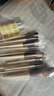 魅絲蔻（MSQ）12支摩卡化妝刷套裝動(dòng)物毛散粉刷腮紅刷修容鼻影刷眼影刷美妝工具 曬單實(shí)拍圖