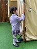 G.DUCKKIDS女童套裝春秋季2025新款衣服兒童小女孩洋氣秋裝jk學(xué)院風(fēng)套裝裙子 紫色三件套 130 cm 曬單實(shí)拍圖