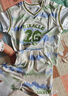 巴厘小豬男童套裝夏季輕薄運動風分體兩件套寶寶衣服2025新款男孩兒童夏裝 亞克海洋紋 120 曬單實拍圖