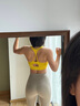 貓人內褲女瑜伽健身專(zhuān)用防尷尬線(xiàn)無(wú)痕抗菌加長(cháng)襠乳膠墊三角褲 【焦糖+藍色+綠色】 3條裝 L 【建議100-120斤】 曬單實(shí)拍圖