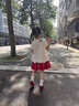 WVD國際品牌女童夏裝2025新款蘑菇屋蓬蓬裙甜美夏季連衣裙 套裝 130 cm 曬單實(shí)拍圖