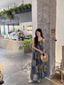 GUYN云南旅游穿搭馬甲民族風連衣裙套裝女夏季川西新疆波西米亞兩件套 圖片色原版 S[96斤-110斤] 均碼 曬單實拍圖