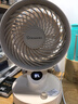 賽億風寶usb桌面風扇可充電小風扇空氣循環(huán)扇家用搖頭便攜臺式小型香薰驅蚊夜燈戶外露營電風扇8000mA 曬單實拍圖