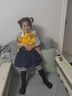 棉滿(mǎn)滿(mǎn)兒童襪子長(cháng)筒秋季童襪女新疆棉純色學(xué)院風(fēng)過(guò)膝襪高筒中大童5雙 曬單實(shí)拍圖