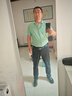 洛茲休閑褲男夏季桑蠶絲輕商務(wù)時(shí)尚直筒新款通勤西褲男 黑色 33 曬單實(shí)拍圖