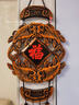 妤木緣福字裝飾掛件客廳電視背景墻墻上掛飾玄關(guān)餐廳走廊過道復(fù)古壁飾 寬34長88厘米厚1.7 曬單實拍圖