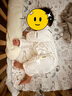 乖奇熊夏季薄款寶寶連體衣長(cháng)袖空調服透氣居家服嬰幼兒哈衣爬爬服春秋 曬單實(shí)拍圖