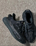 阿迪達斯YEEZY350黑瑪瑙椰子夏日透氣青少年學生運動休閑鞋 36.5 曬單實拍圖