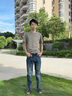 馬克華菲2025新款秋季哈倫男士牛仔褲男青少年潮牌寬松休閑百搭褲子男褲 曬單實(shí)拍圖