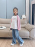 小豬班納女童牛仔褲2025春秋新款中大童秋天寬松褲子兒童韓式直筒褲 【愛心刺繡牛仔褲】ACNK淺藍 140 【推薦體重56-68斤】 曬單實拍圖