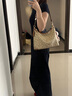 蔻馳（COACH）Laurel 31單肩斜挎手提包流浪包腋下包女包情人節(jié)618送女生禮物 淺卡其色CR149IMNLJ 曬單實(shí)拍圖