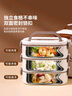 YMER多層保溫飯盒上班族可微波爐加熱專用便當(dāng)盒帶飯桶大容量打包餐盒 曬單實(shí)拍圖