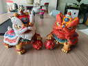 銅師傅 《獅舞祥瑞》客廳玄關(guān)銅獅子擺件 家居裝飾工藝品 曬單實(shí)拍圖