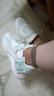 安踏（ANTA）不羈丨休閑鞋女鞋秋季網(wǎng)面舒適軟底輕便透氣跑步老爹鞋運動鞋子 象牙白/氧氣綠/生木色 37.5 曬單實拍圖