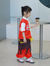 G.DUCKKIDS小黃鴨哪吒衣服魔童降世cos兒童漢服男女童夏季中國風(fēng)六一演出服 套裝加道具 120 尺碼5~6歲【110-120cm】cm 曬單實(shí)拍圖