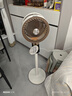 創(chuàng)維【全屋驅(qū)蚊】空氣循環(huán)扇家用電風扇落地扇2025新款大風量語音遙控輕音節(jié)能臥室小風扇Q522 白咖色 曬單實拍圖