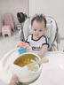 AILUKI日本兒童吃飯保溫碗寶寶專用防摔嬰幼兒316輔食碗吸盤餐具自主進 里瑟橙【316+吸盤】 曬單實拍圖
