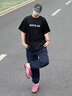 馬克華菲休閑褲男士夏季新款冰絲寬松束腳褲美式潮牌涼感哈倫褲子男 730深灰色 XL 曬單實(shí)拍圖