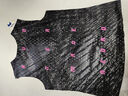 NEDAO內(nèi)道新品黑練風(fēng)洞坎肩女款越野跑步運(yùn)動(dòng)散熱透氣輕量印花坎肩 夜跑黑 M 曬單實(shí)拍圖