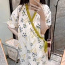 貓人睡裙女夏季2025年新款帶胸墊可外穿高級短袖中長(cháng)款和服裙家居服 卡其小熊 【布料柔軟-免穿文胸】 L 【體重約100-120斤】 曬單實(shí)拍圖