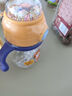 日康（rikang）水杯兒童 學(xué)飲杯 把手款寶寶吸管杯帶重力球260ML 桔黃B1046 曬單實拍圖