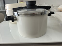 kimscook高壓鍋家用304不銹鋼燃氣電磁爐通用防爆壓力鍋趙露思直播同款 5.5L白色 22cm 曬單實(shí)拍圖