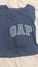 Gap男女裝2025春季新款純棉字母logo短袖T恤常規(guī)上衣美版570044 海軍藍(lán) M 美碼 L亞洲碼180/96A 曬單實(shí)拍圖