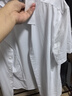 威可多（VICUTU）男士短袖襯衫商務(wù)正裝舒適百搭半袖襯衣 白色 175/B/41 曬單實(shí)拍圖