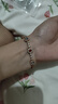 XUPING旭平首飾S合金【七星轉(zhuǎn)陀】時尚手鏈女生百搭生日送禮物 老錢風(fēng)彩色 約17+3cm 曬單實拍圖