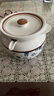 夢(mèng)庭（MENGTING）耐高溫雙耳陶瓷豬油罐家用帶蓋裝葷油壇調(diào)味油1400ml 曬單實(shí)拍圖