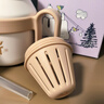 史努比（SNOOPY）保溫杯316內(nèi)膽高顏值吸管噸噸桶兒童學生大容量便攜大肚杯水分離 白色1000ML帶茶倉【貼紙+杯刷】 曬單實拍圖