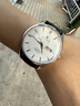 勞力士王子瑞士手表男款全自動(dòng)機械男表防水夜光時(shí)尚真皮雙歷潮流專(zhuān)用男腕表 本色白面 曬單實(shí)拍圖