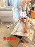 coolbaby嬰兒床多功能可折疊可移動(dòng)拼接床帶尿布臺(tái)蚊帳寶寶床 全家桶 曬單實(shí)拍圖
