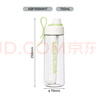 樂扣樂扣（LOCK&LOCK）夏季塑料運動水杯帶吸管提環(huán)戶外水壺便攜男女杯子白色750ml 曬單實拍圖