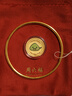 周六福黃金手鐲女圓圓滿滿足金手鐲實(shí)心計(jì)價(jià)A1012545 約21.85g 56mm 曬單實(shí)拍圖