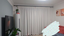 阿黎麥穗紗面紗窗紗簾透光不透人陽(yáng)臺(tái)防曬遮光客廳臥室寬4.0高2.7單片 曬單實(shí)拍圖