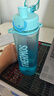 膳魔師（THERMOS）Tritan塑料夏季運動水杯男女士便攜騎行水壺車載大容量杯子TESD 漸變藍【背帶+掛件】 700ml 熱賣推薦 曬單實拍圖