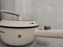 美的（Midea）電炒鍋不粘鍋一體插電多功能鐵鍋電炒鍋多功能一體2025新款炒菜鍋插電一體家用蒸煮煎炒多用途鍋 3.2L 【配蒸籠 油溫紅燈提醒】HCG2572 曬單實(shí)拍圖