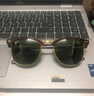 雷朋（RayBan）太陽鏡派對達人系列男女款時尚高級方形復(fù)古戶外防曬墨鏡0RB3016F 曬單實拍圖