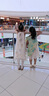 哈羅小黃鴨 HAL.DUCK女童夏裝2025新款洋氣時(shí)髦大童女裝公主連衣裙兒童夏季國風(fēng)長裙子 杏色 120 cm 曬單實(shí)拍圖