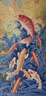 銅師傅 手工鏨刻 銅雕畫(huà)《九魚(yú)聚財之二》裝飾畫(huà) 背景畫(huà) 壁畫(huà) 曬單實(shí)拍圖