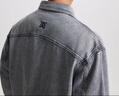 卡賓男裝LOGO刺繡牛仔襯衫24秋新款寬松上衣商場同款H3243118004 中灰色36 XL (180) 52 曬單實拍圖