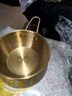 美廚（maxcook）304不銹鋼碗帶把手 米酒碗泡面碗湯碗韓式碗拌飯碗雪拉碗MCWA8814 曬單實(shí)拍圖